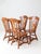 Wood Vintage Early American Colonial Revival Dining Chairs - Set of 4 For Sale - Image 7 of 17