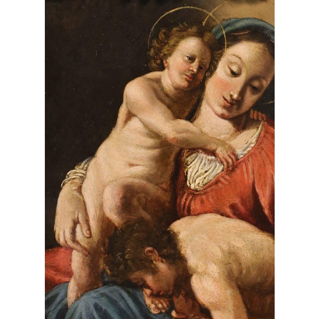 After Antonio Molinari, Madonna, 1600s-1700s, Oil Painting, Framed For Sale - Image 10 of 15