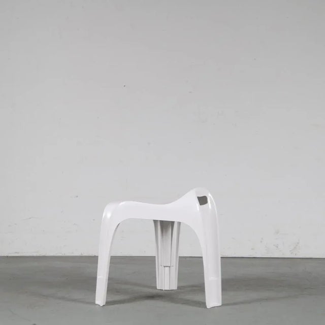 German Casalino Stool in White by Alexander Begge for Casala, 2000s For Sale - Image 5 of 11