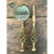 This coordinated desk set pairs elegant form with genuine function, both pieces sharing an ornate barley-twist handle...