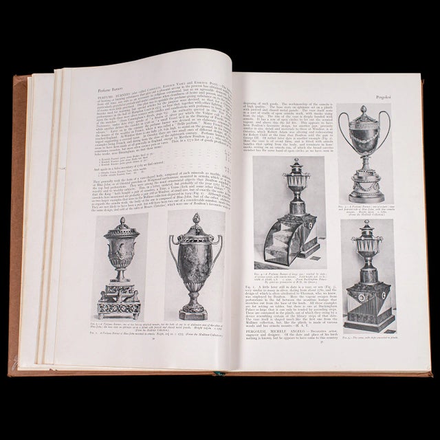 Brown 1927's Antique 3vol Book Set For Sale - Image 8 of 12