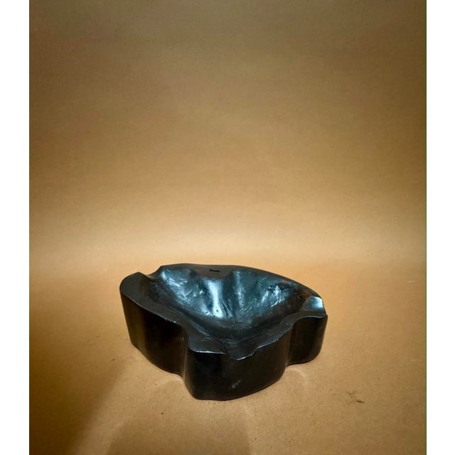 Vintage French Wooden Ashtray, 1950s For Sale - Image 4 of 8