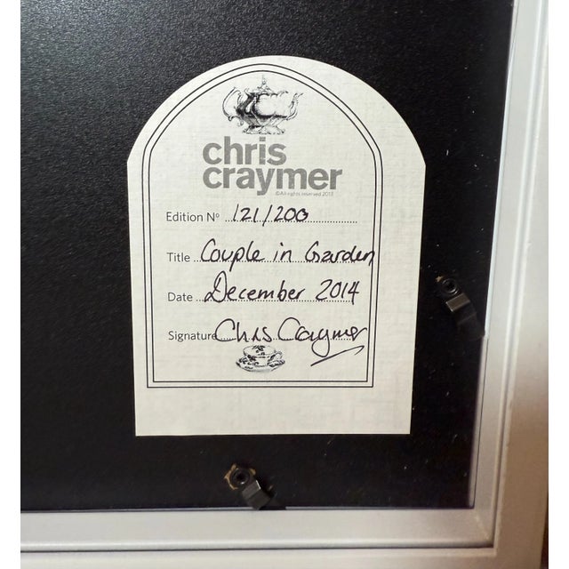 Original 2014 Chris Craymer Black and White Boy Girl Kissing Woods Photograph For Sale - Image 9 of 12