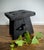 Yakisugi -Shou Sugi Ban Charred Barnwood Stool, Reclaimed Accent Table, Wabi Sabi Plant Stand For Sale - Image 9 of 13