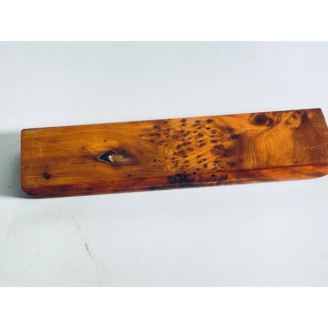 Wood Pen Holder in Brown Color, France, 1970s For Sale - Image 3 of 11