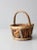 A beautifully crafted vintage woven bark basket that celebrates the warmth and authenticity of natural materials....