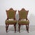 Army Green Eastern Influenced Victorian Side Chairs - a Pair For Sale - Image 8 of 8