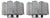 Cubist Wall Lights from Stölzle, 1960s, Set of 2 For Sale