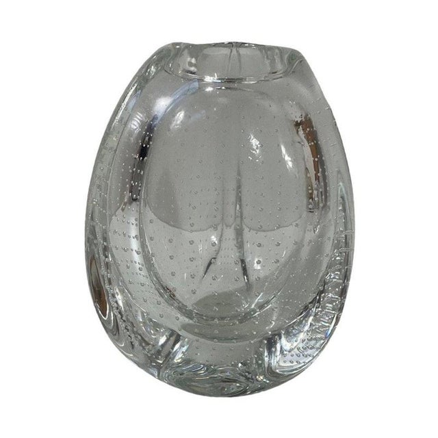 Large Beukennootje Vase with Encapsulated Bubbles by Floris Meydam for Glasunie Leerdam For Sale - Image 11 of 11