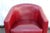 1980s Burgundy Leather Swivel Club Chair, 1980s For Sale - Image 5 of 18