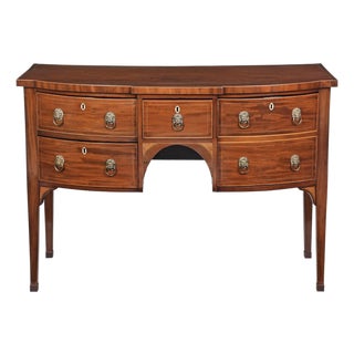 19th Century English Inlaid Sideboard Hepplewhite Mahogany For Sale