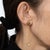Contemporary Anthony Lent Sunface Star Drop Earrings Estate 18k Yellow Gold Signed Jewelry, Pair For Sale - Image 3 of 3