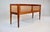 Sky Blue 1950s Walnut Window Bench Attributed to Edward Wormley for Dunbar For Sale - Image 8 of 13