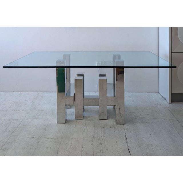 Mid-Century Modern Mid-Century Brutalist Sculptural Cityscape Dining Table from Paul Mayen, Habitat USA. 1970s For Sale - Image 3 of 18