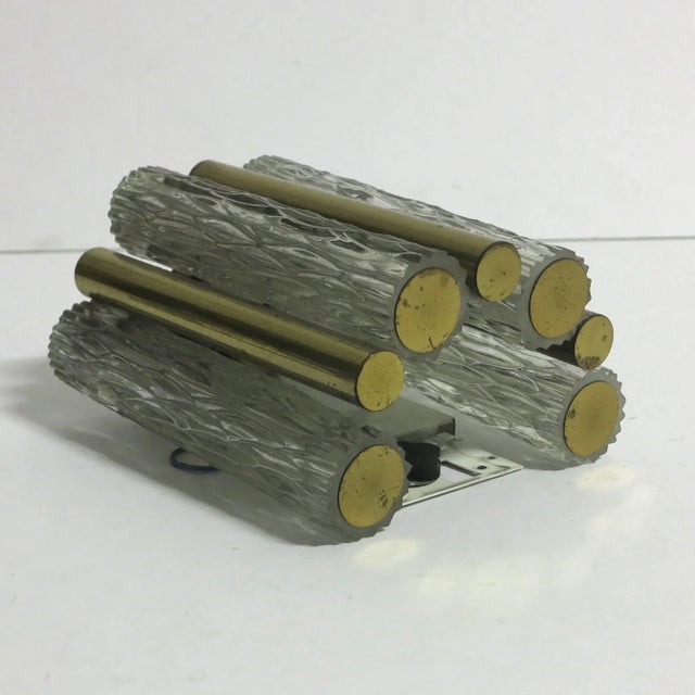 Brass and Glass Wall Lamps from Kaiser, 1960s, Set of 2 For Sale - Image 6 of 8