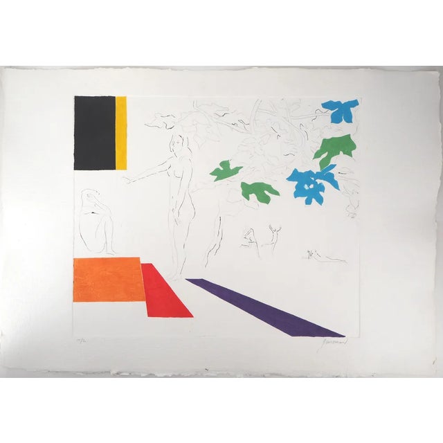 Paul Guiramand, Homage to Matisse, Carborundum Engraving For Sale