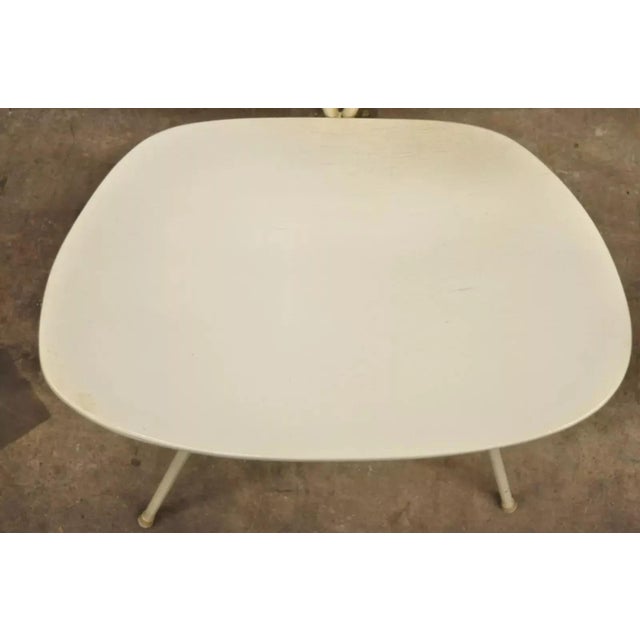 Mid 20th Century Mid Century Modern Italian Wrought Iron Hairpin Leg Bentwood Accent Side Chair For Sale - Image 4 of 9