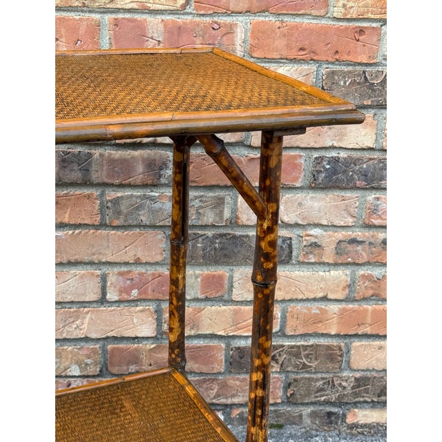 Late 19th Century 19th Century Bamboo Side Table For Sale - Image 5 of 8