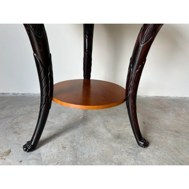 Vintage Baker Empire Gueridon Mahogany Accent Table For Sale - Image 4 of 13