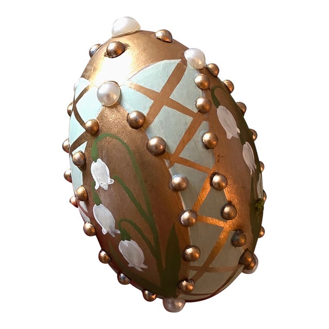 Victoria Magazine Hand-Painted Easter Egg "Style B" For Sale