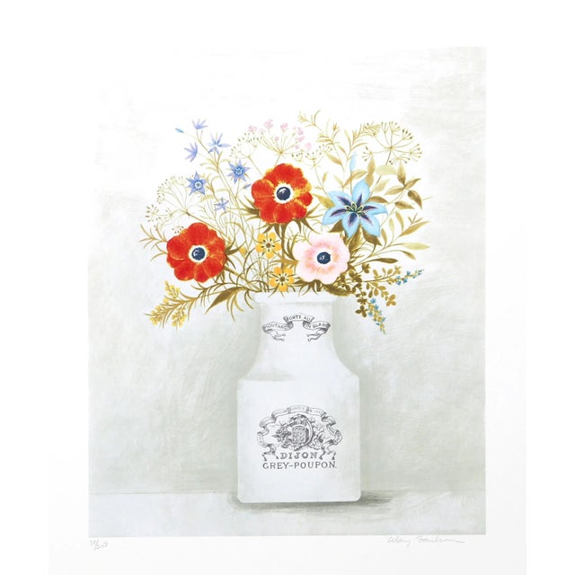 Folk Art Anenomes, Mary Faulconer For Sale - Image 3 of 3