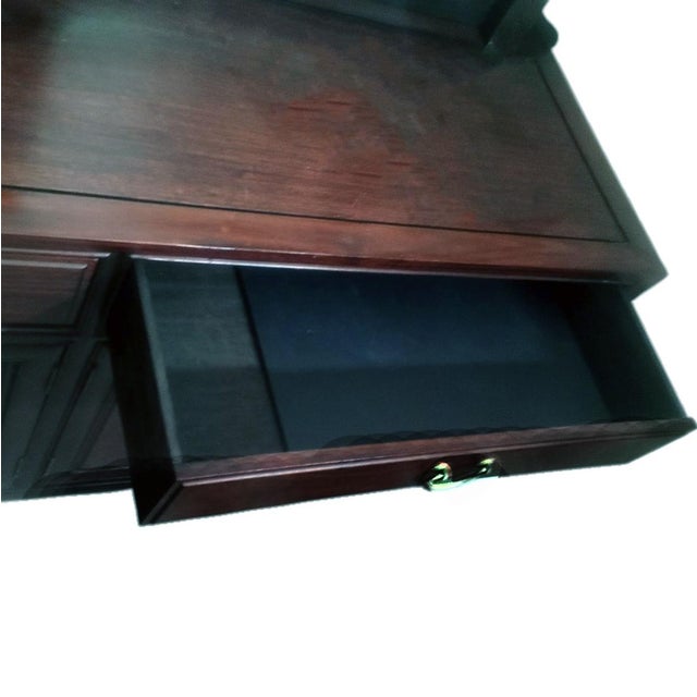 Late 19th Century Ming-Style Ju-Mu Oriental Credenza or Sideboard For Sale - Image 10 of 10