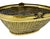 Mid-Century Hollywood Regency Woven Brass Centerpiece Basket - 1970s For Sale - Image 12 of 15