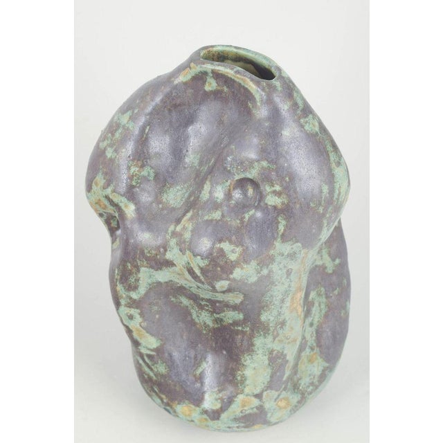 Christina muff, danish contemporary ceramicist (b. 1971). Large hand-modelled, organic-shaped, vessel. The vessel is...