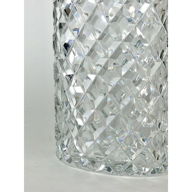 Austrian Facetted Crystal Glass Vase by Claus Josef Riedel, 1970s For Sale - Image 9 of 18