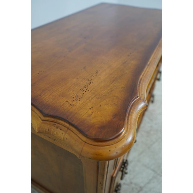 Wood Century Country French Cherry Occasional Chest For Sale - Image 7 of 12