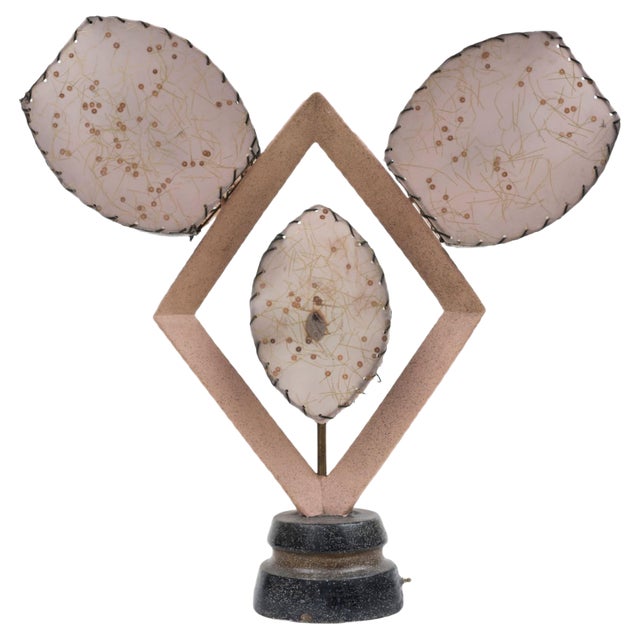 Vintage Cactus Lamp, American Manufacture, 1940s For Sale