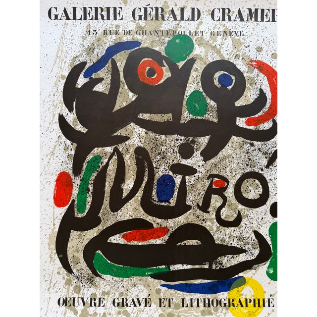 Joan Miró, Engravings and Lithographs, Galerie Gérald Cramer, 1960s, Print For Sale - Image 10 of 10