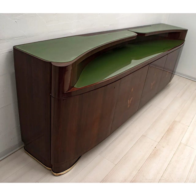 Walnut Sideboard by Vittorio Dassi for Dassi Mobili Moderni Lissone, 1950s For Sale - Image 14 of 18