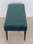 1950s Italian Bench in Wood and Green Velvet, 1950s For Sale - Image 5 of 10