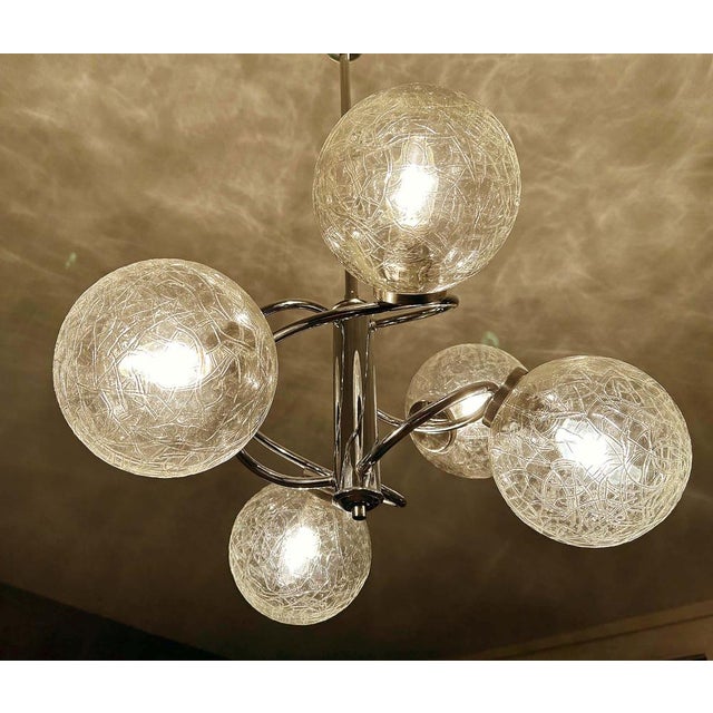 Vintage Space Age Pendant Light, 1970s For Sale - Image 11 of 18