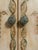 Beige Hand-Painted French Provincial Cabinet | Custom Artisan Painted Accent Cupboard For Sale - Image 8 of 8