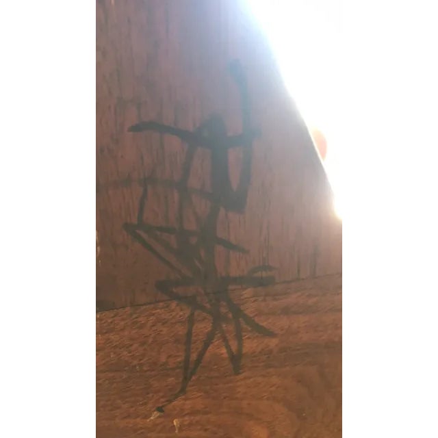 Brown Vintage Walnut Live Edge Dining Table (1965) For Sale - Image 8 of 12