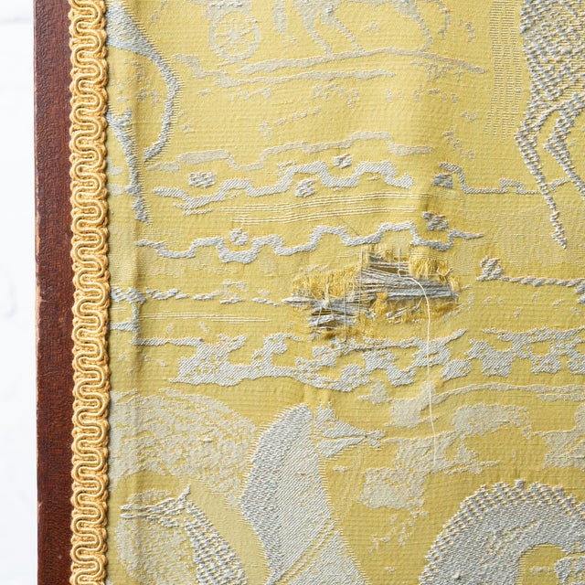 Wood Folding Screen With Tibor Reich Etruscan Horse Fabric For Sale - Image 7 of 7