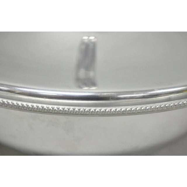 Vintage Bw Buenilum Silver Plated Aluminum Art Nouveau Covered Serving Dish For Sale - Image 15 of 18