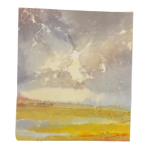 1980's, Contemporary Abstract Watercolor Painting by John Kokkinos