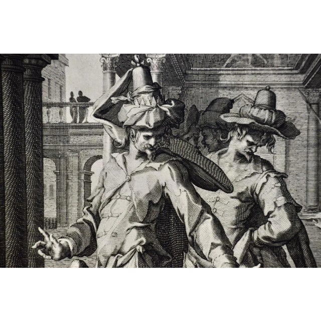 17th Century "Allegory of Justice": A 17th Century Old Master Engraving by Van Swanenburg, 1605 For Sale - Image 5 of 9