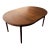 Vintage Danish Modern Round Teak Dining Table With Extension Leaf, 1960s For Sale