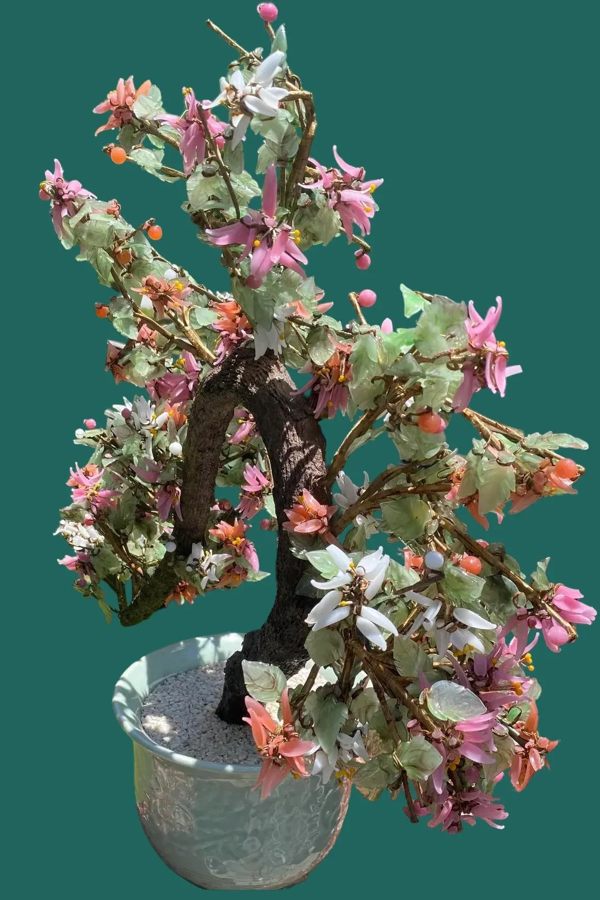 Vintage 1950s Jade Bonsai Tree | Chairish