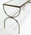 Mid-Century Modern Chrome, Glass, and Brass U-Shape Console Table For Sale - Image 6 of 11