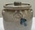 Vintage Salt Glaze Handmade Lidded Rowe Pottery Crock For Sale - Image 9 of 10