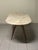 1950s Table with Wooden Leg and Marble Top, 1950s For Sale - Image 5 of 18