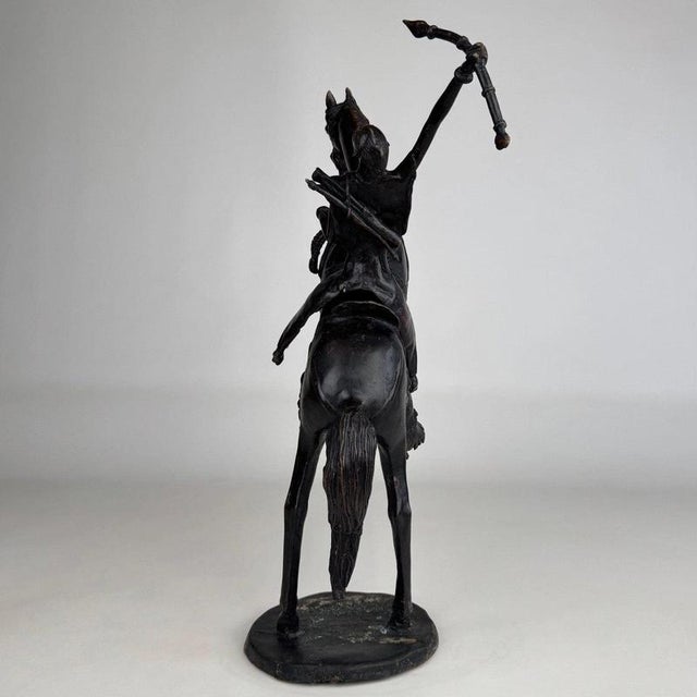 19th Century European Bronze Figural Sculpture of an African Horseman For Sale - Image 4 of 13