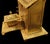Late 19th Century Ornate French Repousse Gilt Bronze Letterbox Inkstand For Sale - Image 9 of 12