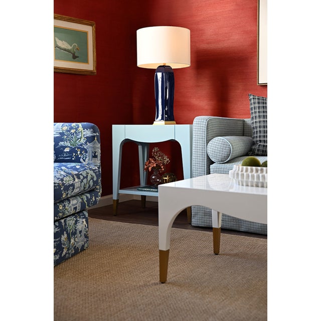 New special order item. Not vintage. Elevate your bedroom or living room with the Ronny side table, a sophisticated piece...