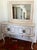 Queen Anne 1990s Vintage White Wood Console With Queen Anne Legs For Sale - Image 3 of 3